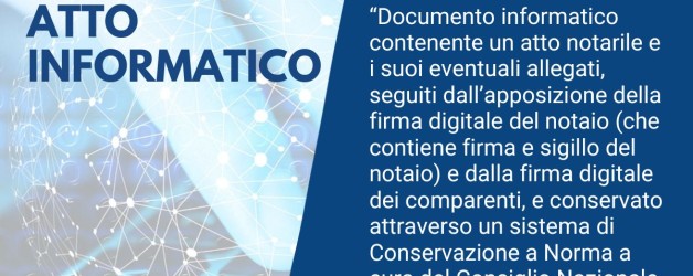 ATTO PUBBLICO INFORMATICO